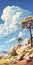 Desert Tree: A Graphic Rock-inspired Adventure In Joshua Tree National Park