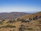 desert volcanic landscape with purple mountains in el teide national nature park with Huevos del