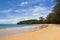 Deserted beach on Bamboo Island.