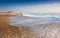 deserted beach in winter