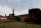 A deserted Brick plant with chimney