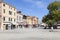 An almost deserted Campo Santa Margherita, Dorsoduro, Venice, It