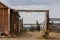 Deserted Corral In Western Scene