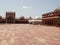 Deserted courtyard of Fatehpur Sikri
