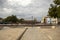 Deserted market square in Mindelo on the island of Sao Vicente in Cape Verde