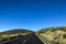 Deserted mountain road, teide