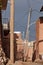 Deserted narrow street in Abyaneh village, Isfahan Province, Ira