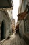 Deserted old street in Sousse, Tunisia.