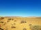 The deserted outskirts of the oasis of Figuig in Morocco