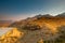 Deserted rocky mountains of Altai region