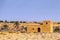 Deserted Ruin: Abandoned House in Southern Tunisia\\\'s Arid Wilderness