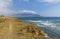 Deserted seashore. Crimea