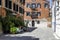 Deserted square in the beautiful city of Venice, Italy