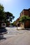 The deserted territory of the historic Sant Pau hospital in Barcelona