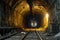 deserted underground tunnel network