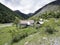 Deserted village along the road to col de la bonette in french alpes maritimes