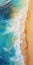 Desertwave: A Vibrant Photorealistic Artwork Of The Ocean And Waves