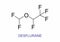 Desflurane structural formula