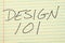 Design 101 On A Yellow Legal Pad