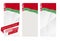 Design of banners, flyers, brochures with flag of Belarus