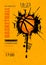 Design for basketball. Poster for the tournament.