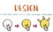 Design Be Creative Inspiration Invention Concept