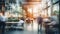 design blurred business interior