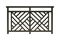 Design brown metal railing render