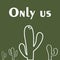 Design of a cactus in a soft and dark colour background for any template and social media post