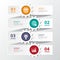 Design clean flat long icon banners template. Vector/EPS 10.