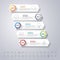 Design clean flat long icon banners template.Vector/EPS 10.