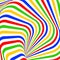 Design colorful vortex illusion background