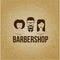 Design concept of the logo. Barbershop hairdresser. Permanent brazillian straightening, perming, hair coloring, cutting, styling