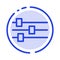 Design, Edit, Tool Blue Dotted Line Line Icon