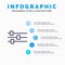 Design, Edit, Tool Line icon with 5 steps presentation infographics Background