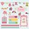 Design Elements for baby Scrapbook