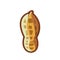 Design Food Peanut Icon Illustration