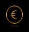 Design gold coin euro