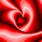Design heart whirl rotation illusion background