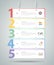 Design Infographic template 5 steps. for bussiness concept