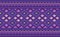 Design knit pattern vector, Cross stitch ethnic oriental background, Embroidery retro jacquard style