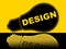 Design Lightbulb Means Designs Creativity And Conception