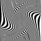 Design monochrome movement illusion background