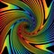 Design multicolor whirl illusion background