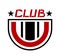 Design of nice club emblem