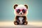 design panda sunglasses background fashionable adorable lovely design