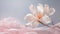 design petal flower background artful