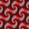 Design seamless colorful whirl rotation pattern