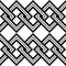 Design seamless monochrome chain pattern