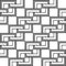 Design seamless monochrome chain pattern